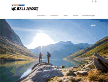 Tablet Screenshot of menzlisport.ch